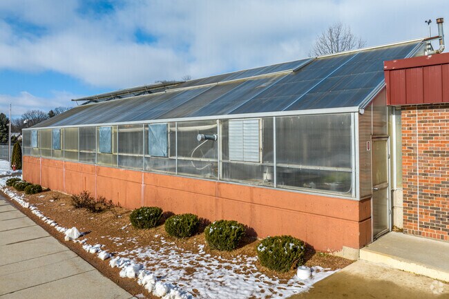Badger Ridge Middle School in Verona also has a greenhouse.