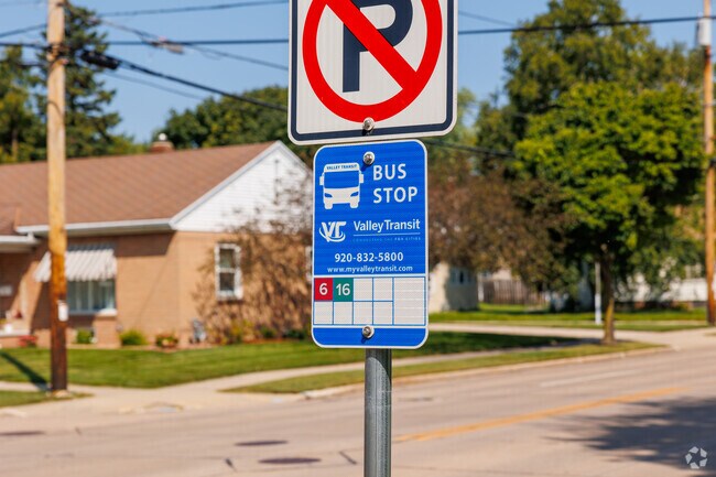 Huntley Houses residents are served by Valley Transit with bus stops around the neighborhood.