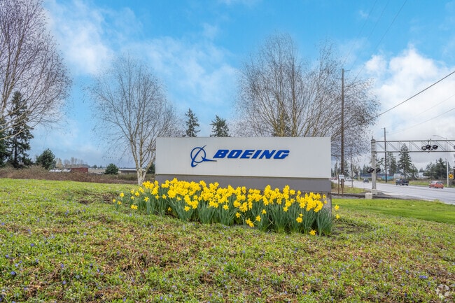 Many Fredrickson residents find employment at the centrally located Boeing fabrication plant.