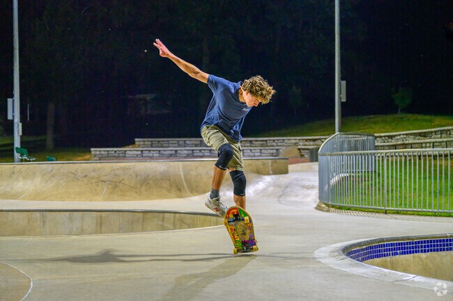 Mike Chappell Park in Carolina Beach has as a skate park, playground & dog park, and fields.