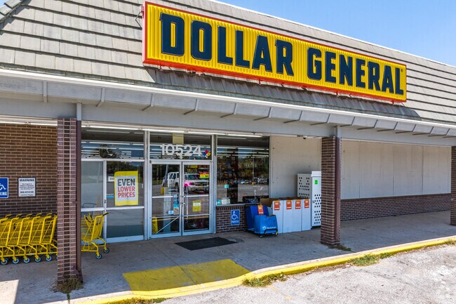 Shopping at Dollar General can help residents save on groceries in the Royal Oaks Neighborhood.