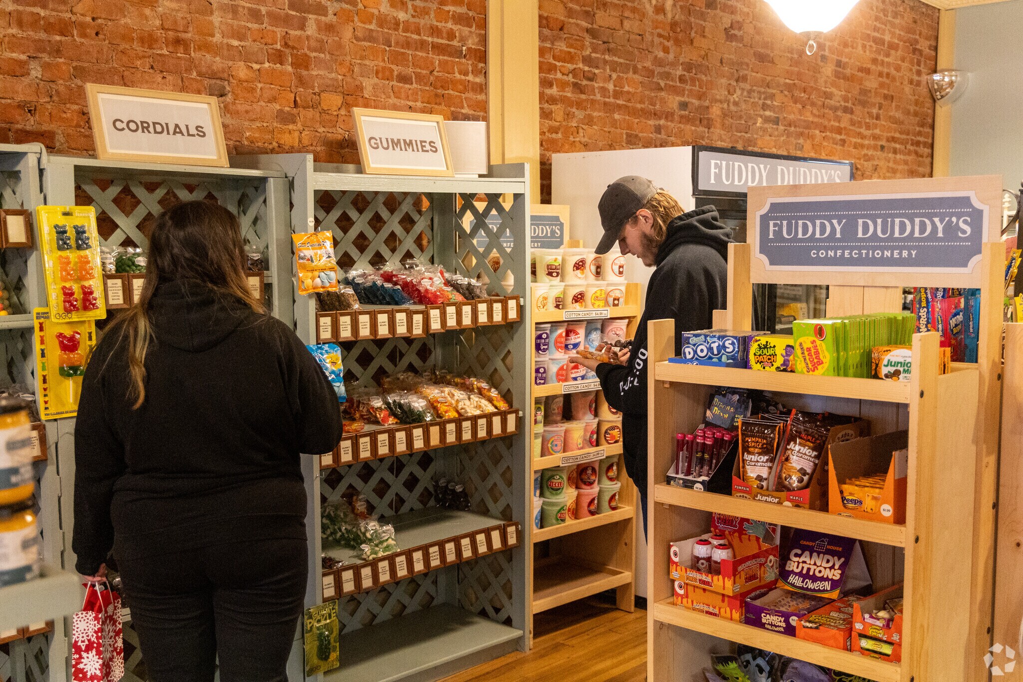 Fuddy Duddy's Confectionery serves up sweets to residents.