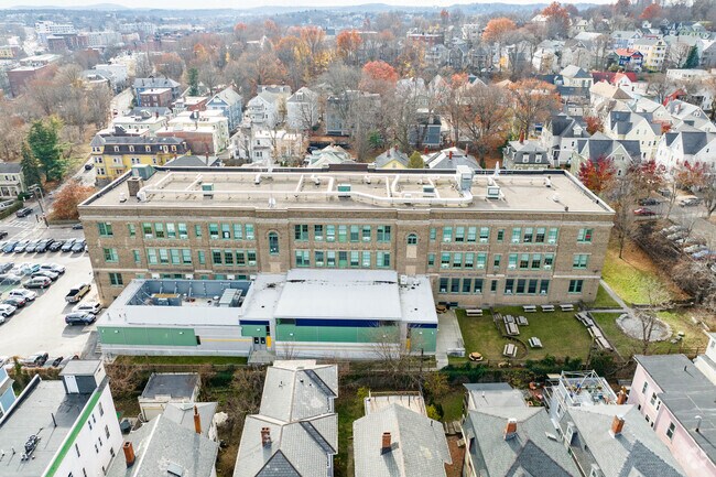 Fenway High School provides an early college education to students in Mission Hill, Boston, MA.