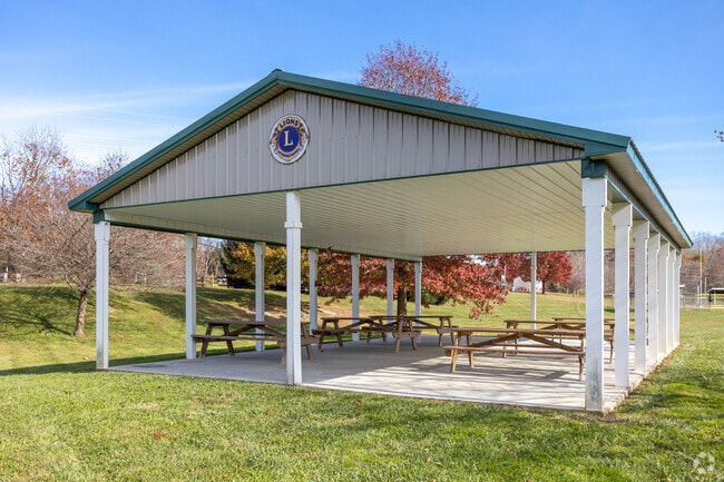 Picnic areas are available for residents of White Township at the Hriczak Fields.