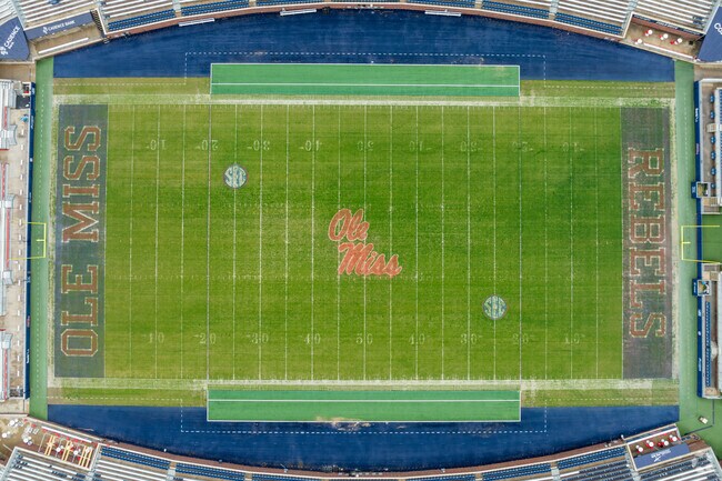 Cheer on the team at Oxford's Ole Miss, home of the Rebels.