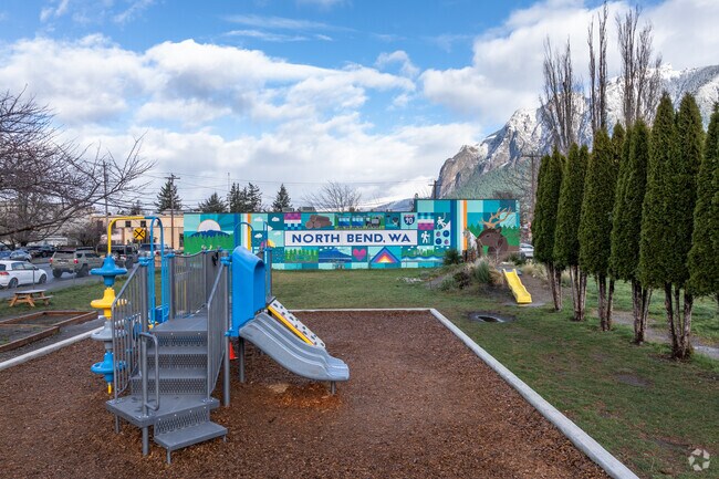 Mt. Si Arbor Montessori School playground.