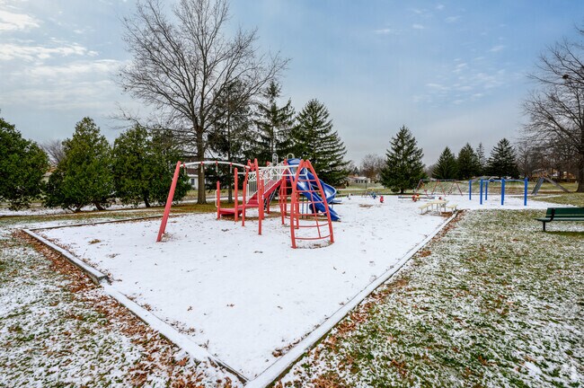 Rocket Park, in the center of Arlington Park has large field to play in and a playground.