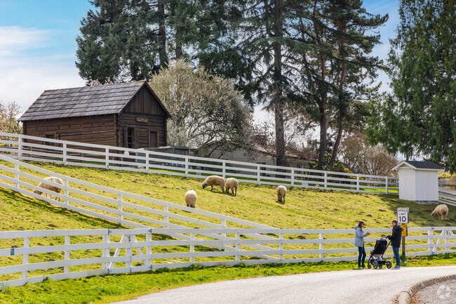 The Kelsey Creek Farm is just outside of the Lake Hills neighborhood.