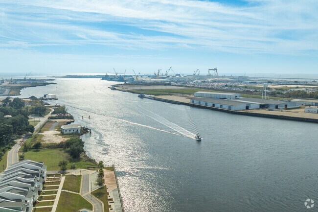 Pascagoula shines where the sun meets the Gulf Coast waters.