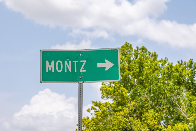 Montz neighborhood has no entrance sign and can be found 30 minutes west of New Orleans.