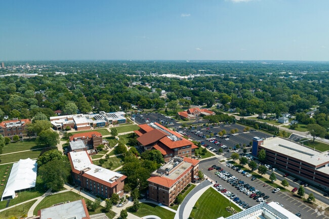 Aurora University is at the center of University Neighbors.