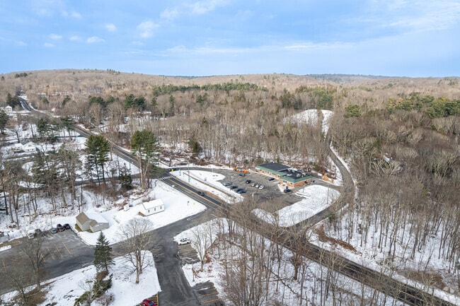 Harwinton’s rolling hills and wooded roads create a peaceful rural setting.