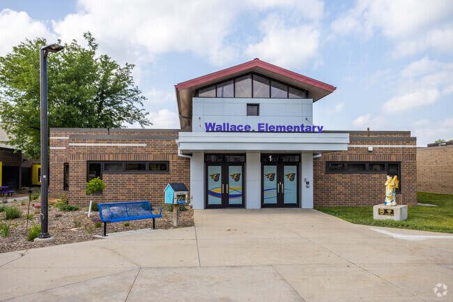 Young students attend Henry A Wallace Elementary School