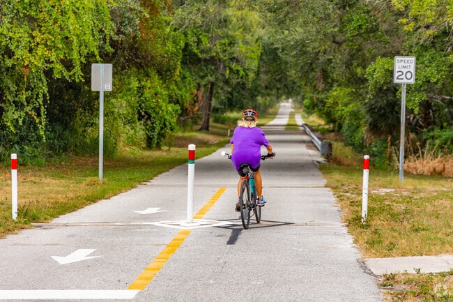 Ride the Pinellas Trail right through Old Bay District to downtown Clearwater.