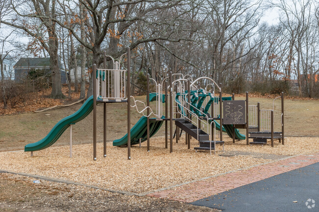 Academy Avenue Elementary School in Weymouth offers multiple play structures.