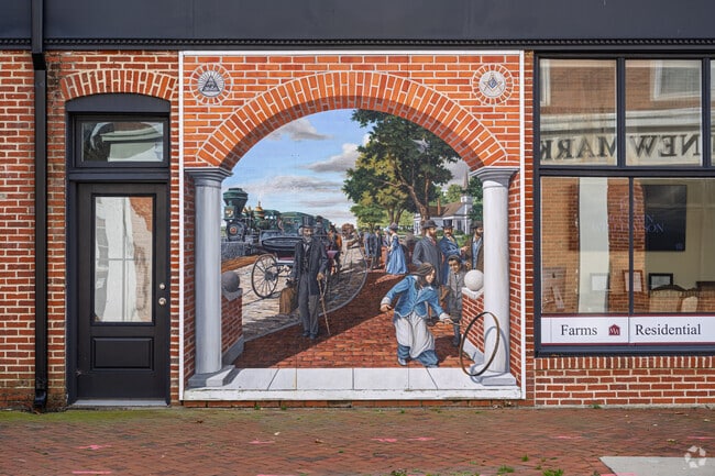 East New Market's history lines the streets.