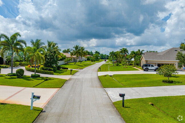 Residential street in the heart of Tulip Park with single family homes.