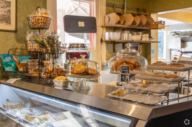 Stop by Centreville Cafe for a coffee and delicious baked goods.