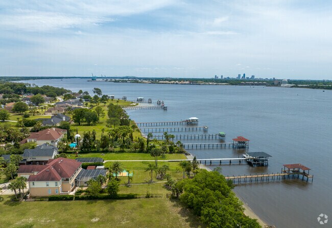 There Are Many Custom Homes in Charter Point along the Trout River.