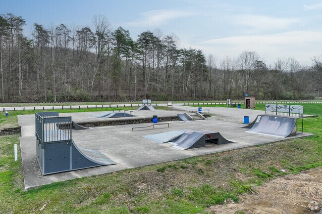 Coonskin Park offers ramps and rails for amateur and seasoned skaters.