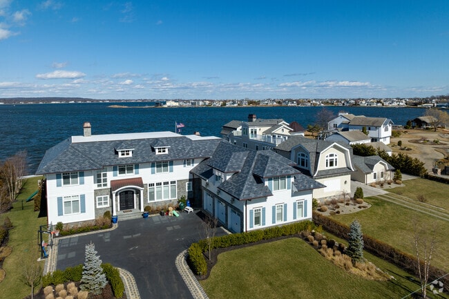 Large single-family homes are available in Oceanport.