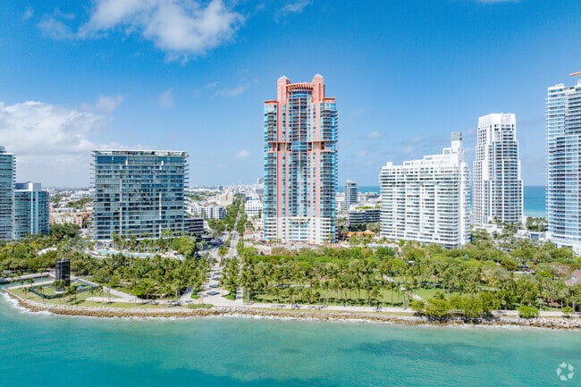 South Pointe has many high-rise apartment and condo buildings to choose from.