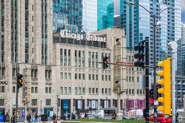 The Chicago Tribune in New East Side first published in 1847 and has changed over the years.
