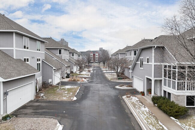 Townhomes in the St. Anthony Park area are fairly close to nearby parks and schools.