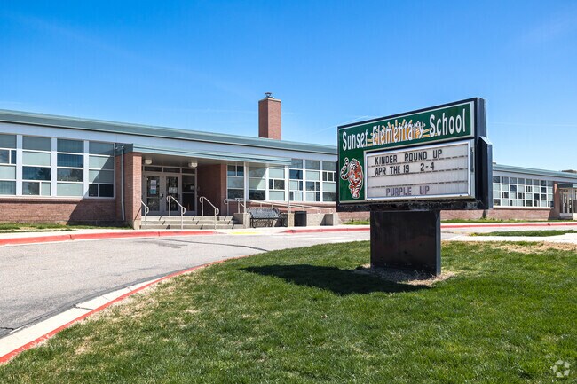Sunset children can attend Sunset Elementary School.