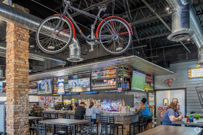 Terrace Hills residents can savor delicious American food at BackPorch DraftHouse West nearby.