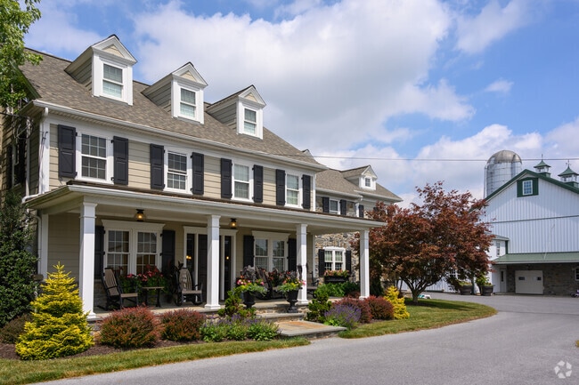 Don't let this lovely colonial home fool you, it sits at Hoover's Farm in Rothsville