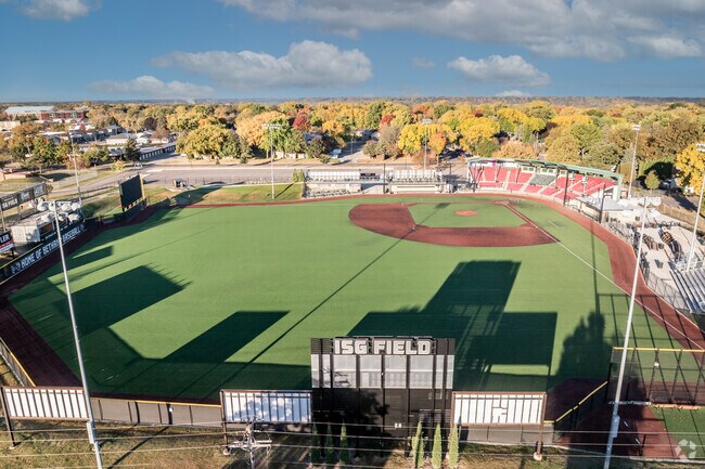 ISG Field is located in Franklin Rogers Park, home to the Mankato Moondogs.