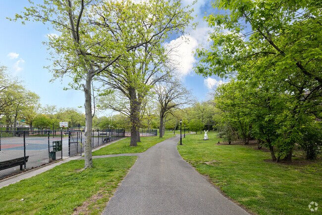 George Harvey Park in Whitestone, Queens is is family friendly.