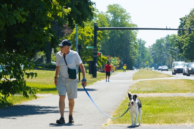 Hackett Boulevard’s multi‑use path gives Helderberg residents an easy daily walk.