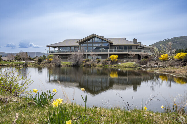 The Toiyabe Golf Clubhouse is a picturesque facility that acts as a community meetup for many friends in Franktown.