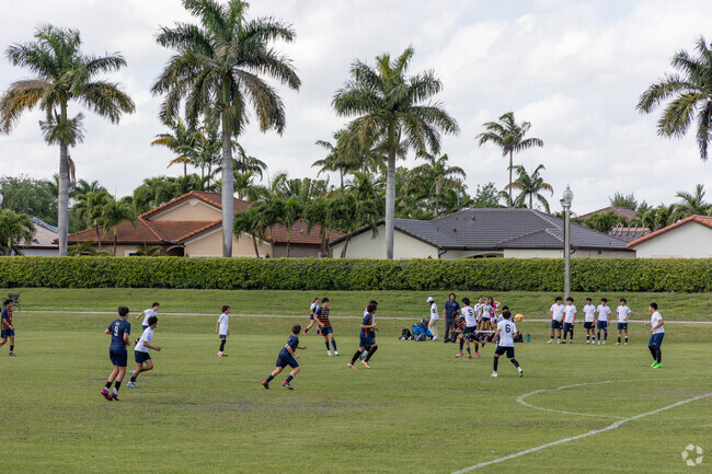 Miami Lakes United Soccer Club holds tournaments at the Royal Oaks park.