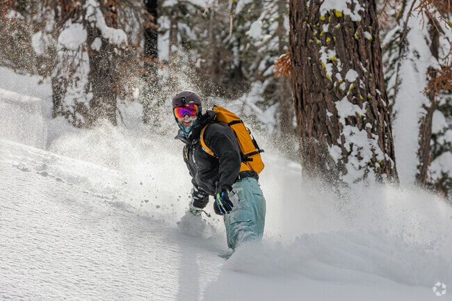 Skiers and snowboarders flock to South Lake Tahoe for the superb snow conditions.