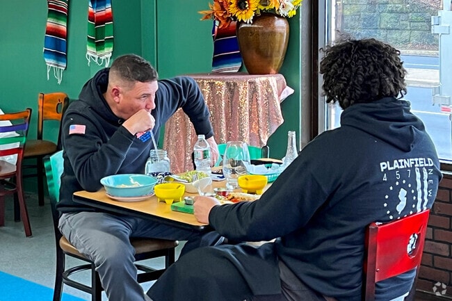 Patrons drop in for a quick lunch at Ebeneezer's Mexican Restaurant in Roselle Park.