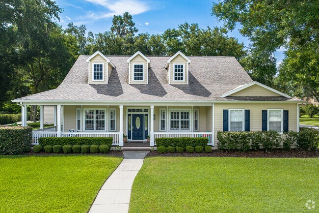 Larger Craftman-style homes can be found in the charming Fish Hawk Trails community in Lithia.