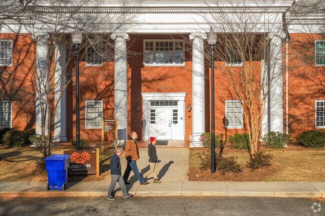Locals enjoy the walking trails throughout the Decatur Heights community.