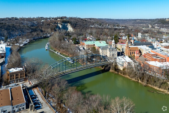Temperatures in Frankfort range from 88º in the summer to 25º in the winter.