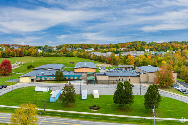 Students at Slippery Rock Area Elementary School learn in a serene environment.