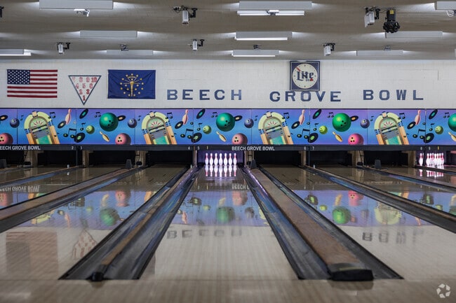 Beech Grove Bowl in Indianapolis offers 24-hour bowling on weekends.