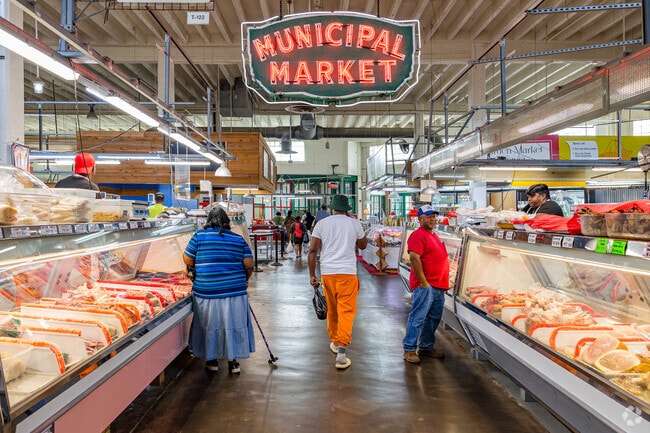 The Municipal Market, commonly referred to as the Curb Market, offers a variety of items.