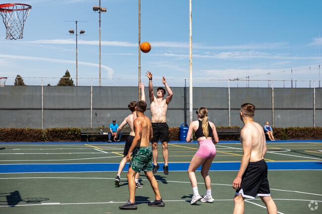 Ball out at the Pacific Beach Recreation Center in the heart of town.