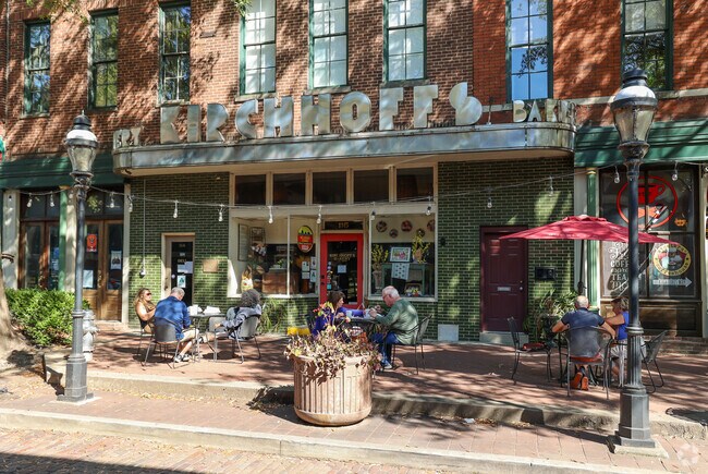 Kirchhoff's Bakery and Deli is located at 118 Market House Square in Downtown Paducah.