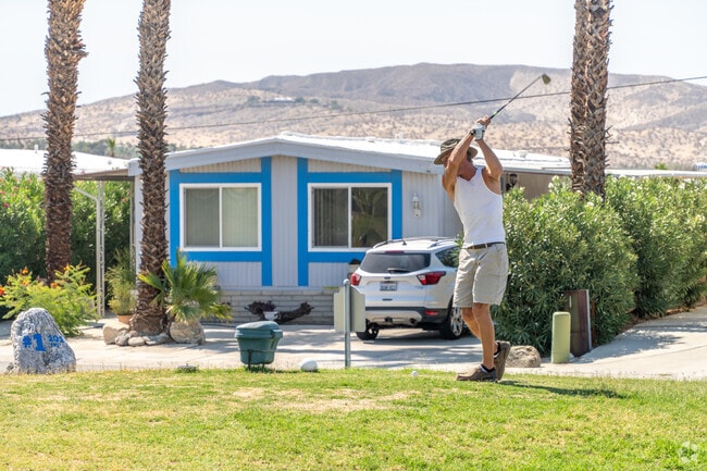 Desert Edge residents benefit from easy access to the well-maintained golf course at Desert Crest Country Club.