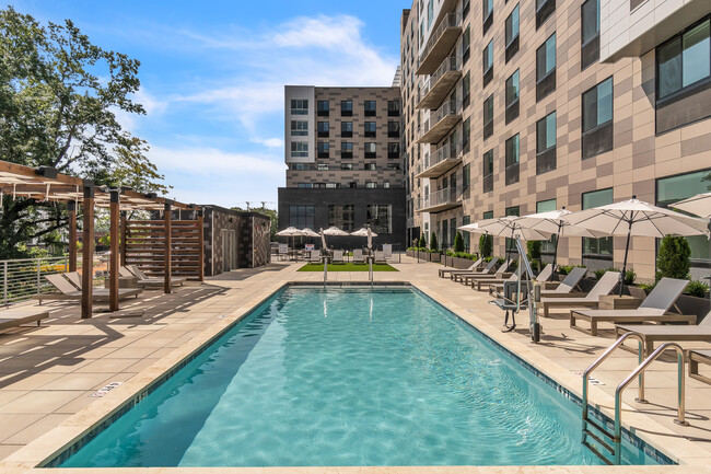Pool Deck Greenville Skyline