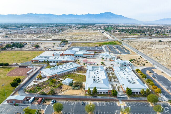The beautiful campus of Desert Ridge Academy includes modern amenities for students.