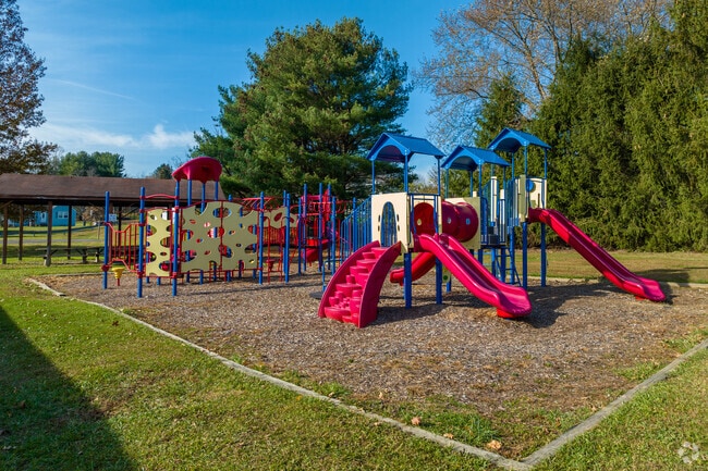 Head to the playground at the Ohioville Municipal Park in Ohioville.